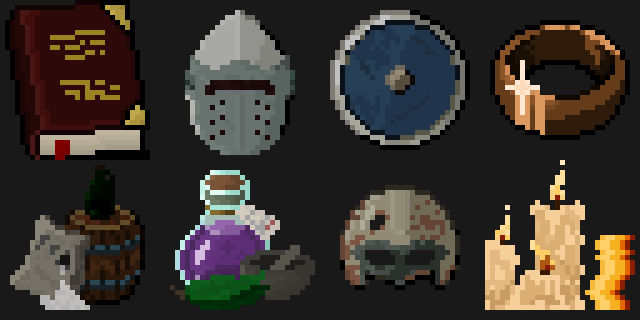 A set of random objects by gohadoukenz on DeviantArt