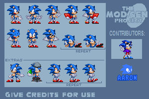 Modgen Sonic custom sheet by Dream2011XD on DeviantArt