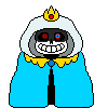 Sans Pixel art - Desenho de kingmaster130 - Gartic