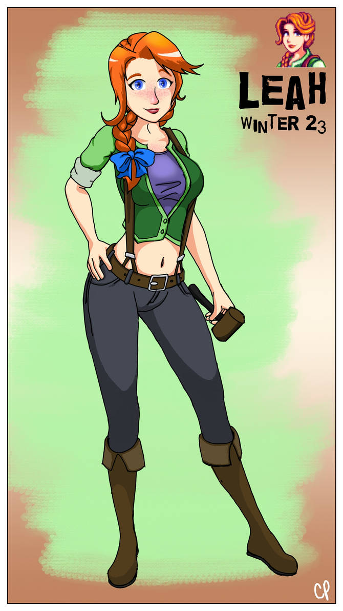 Leah Stardew Valley By Thecuddlypuzz On DeviantArt leah-stardew-valley-by-thecuddlypuzz-on-deviantart