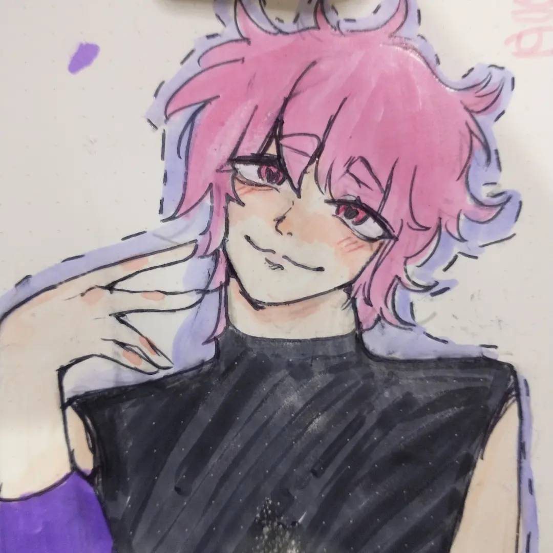Drawing Abstract Oc Traditional oc drawing !! :3 by TUKISI on DeviantArt