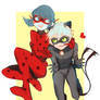 Ladybug and Chat Noir