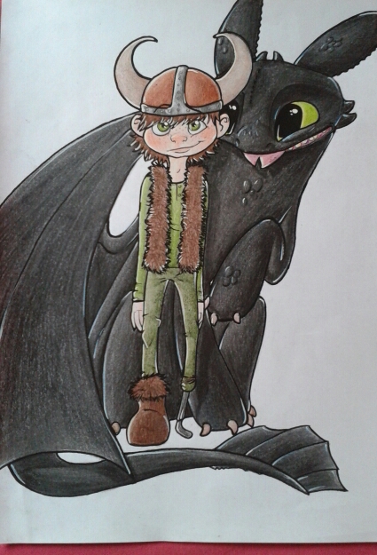 Hiccup and Toothless