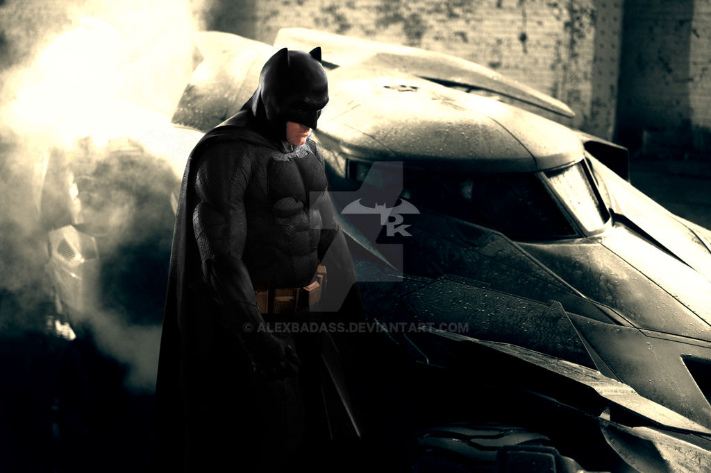 Ben Affleck Batman con gris y negro by Alexbadass on DeviantArt