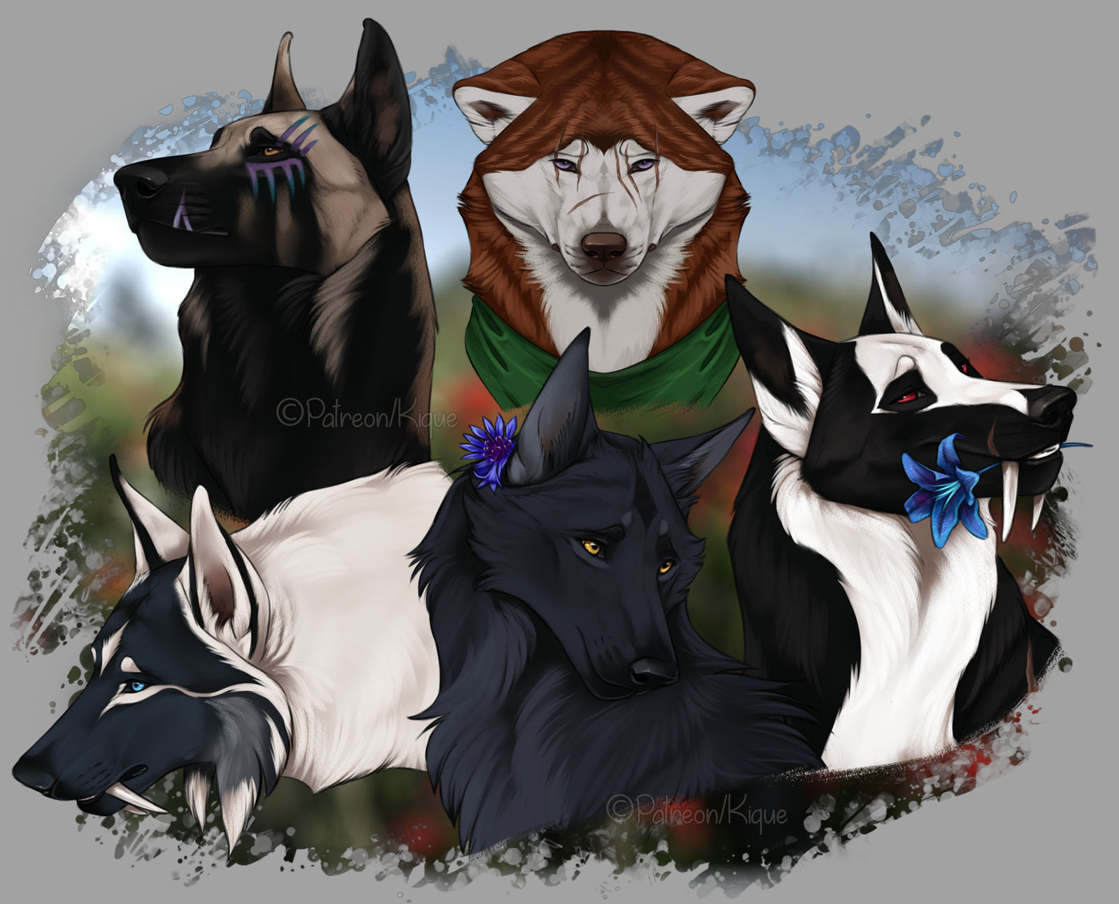 Patreon rewards- March by Kique-N on DeviantArt