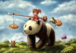 Panda ride by Ploopie
