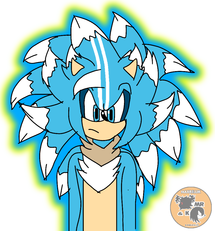 Super Sonic Blue by ItsmyXD on DeviantArt