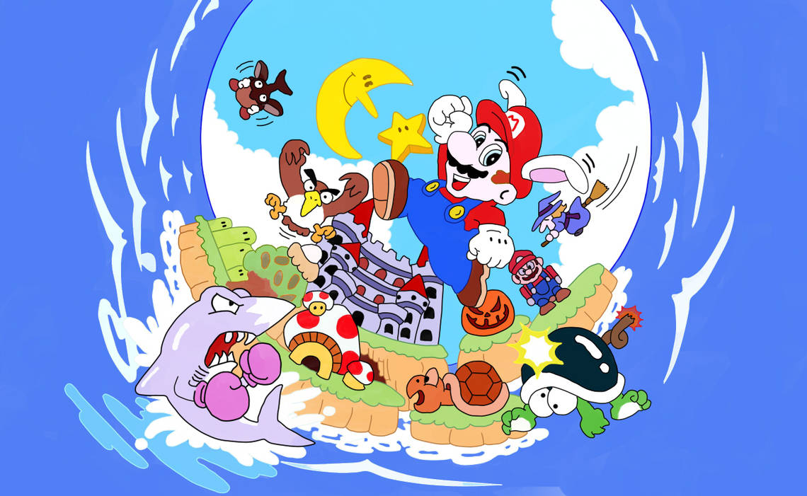 Mario Land 2 Cover Art Wallpaper By Mrbowz On Deviantart