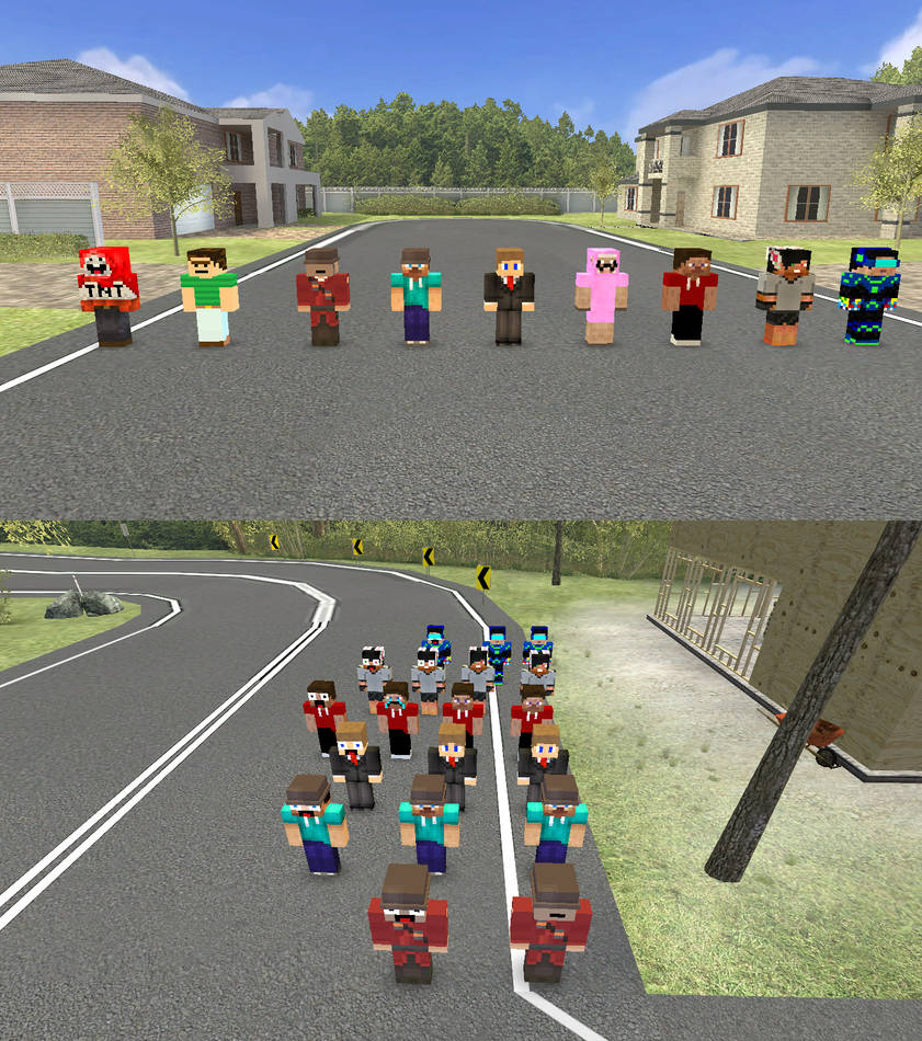 Minecraft Skin Pack 1 for Garry's Mod by chip599XX on DeviantArt