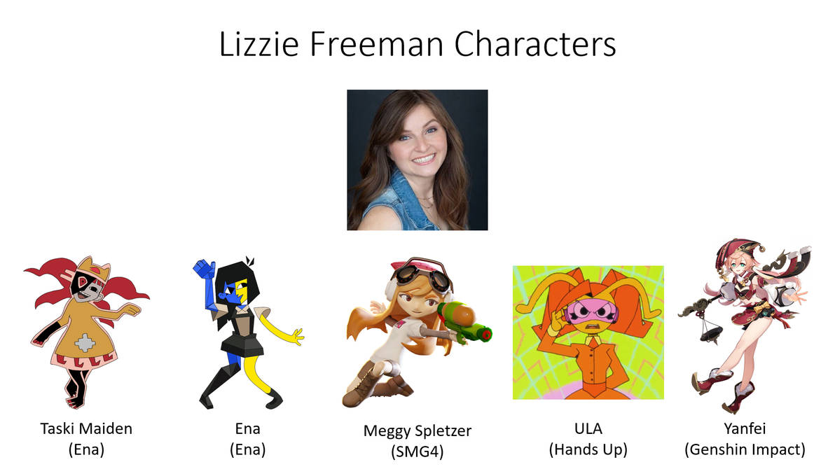 Lizzie Freeman Characters by chip599XX on DeviantArt