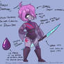 Steven Universe OC: Violet Sapphire