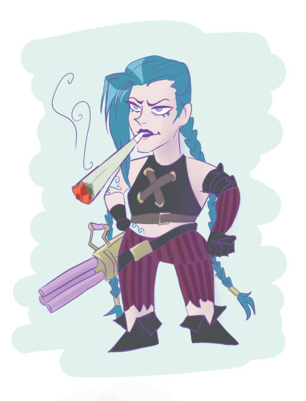 jinx by YourDigitalAquarium on DeviantArt