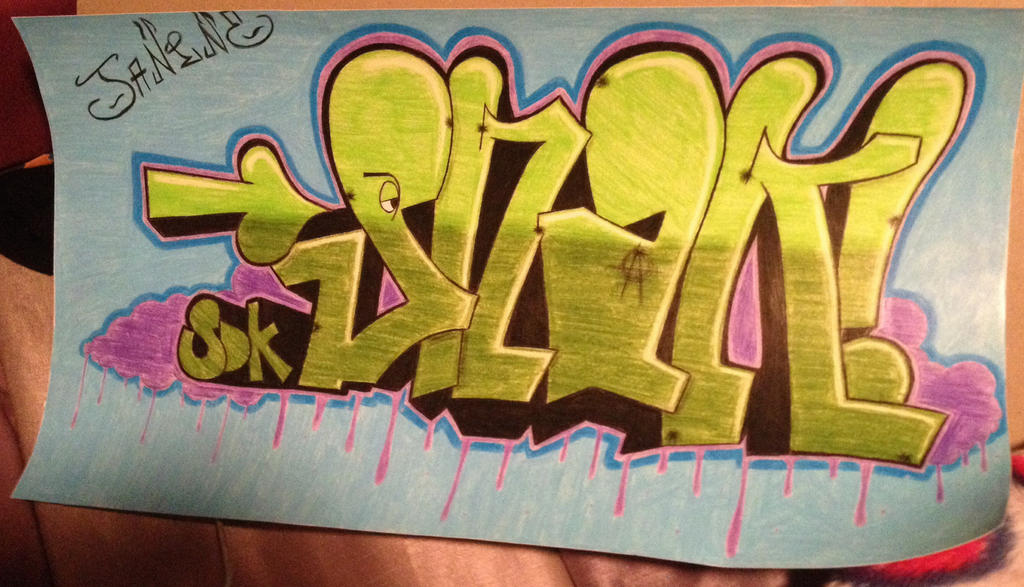 Snak the ripper graffiti tag by Janine4074 on DeviantArt