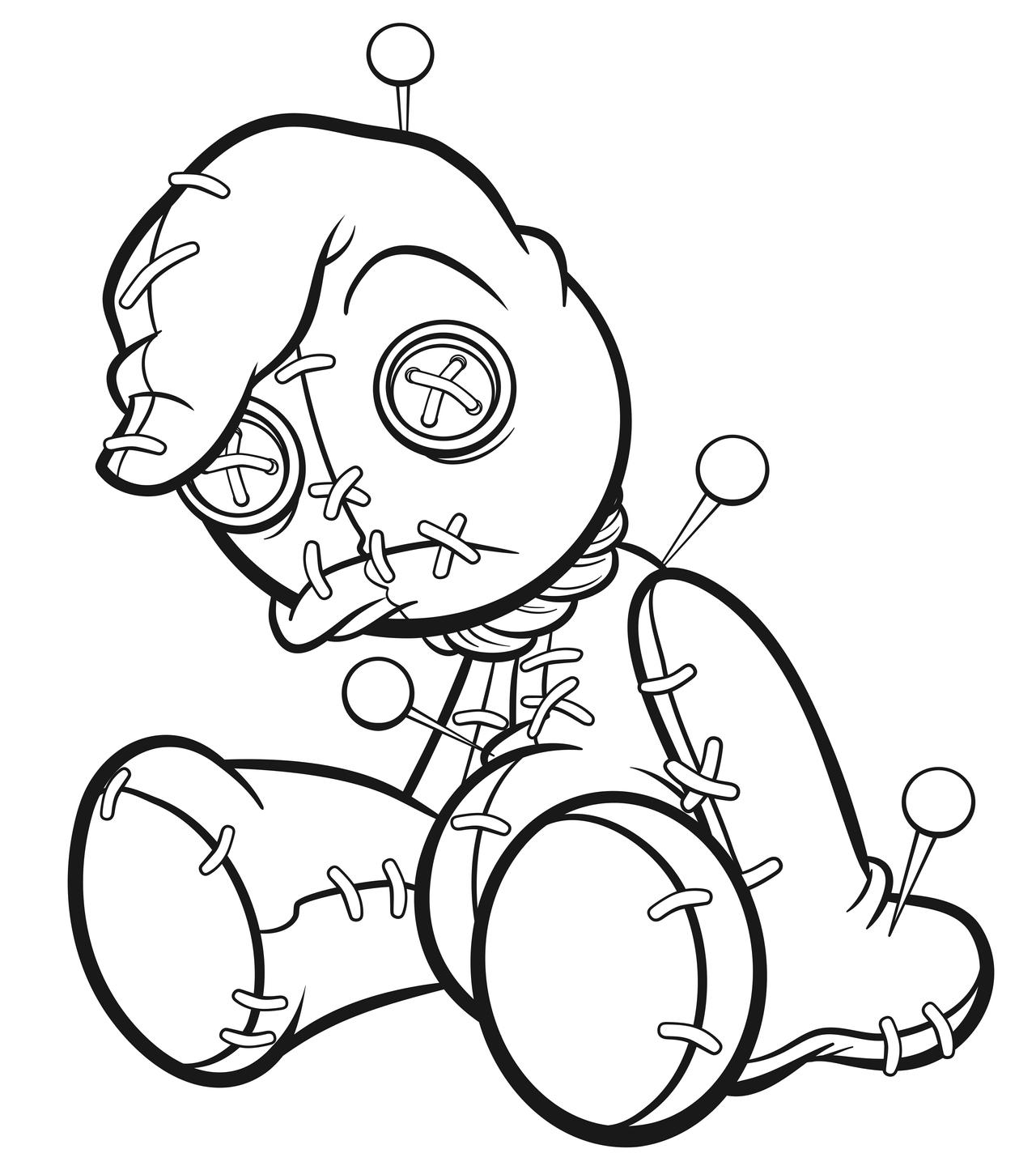 Voodoo Doll Coloring Page By Jeffdoute On DeviantArt voodoo-doll-coloring-page-by-jeffdoute-on-deviantart
