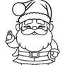 Santa Claus - Coloring Page