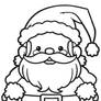 Santa Claus - Coloring Page