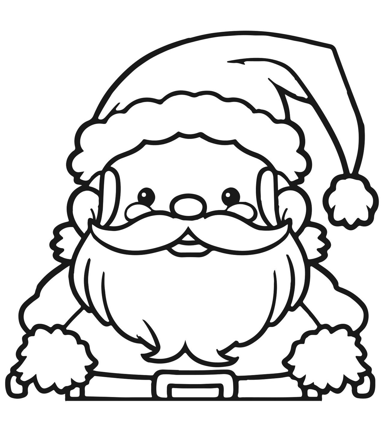 Free Printable Coloring Pages of Santa Claus Bring the Magic of