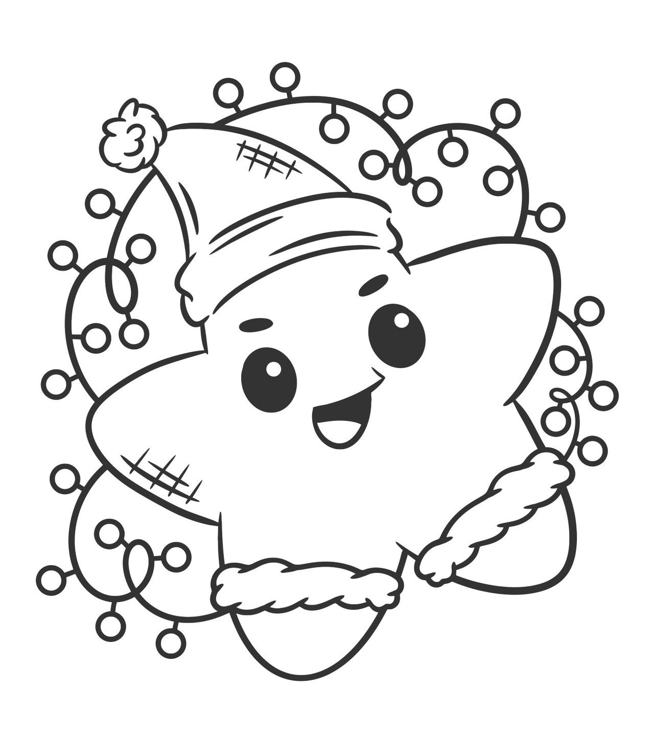 Christmas Star - Coloring Page by jeffdoute on DeviantArt
