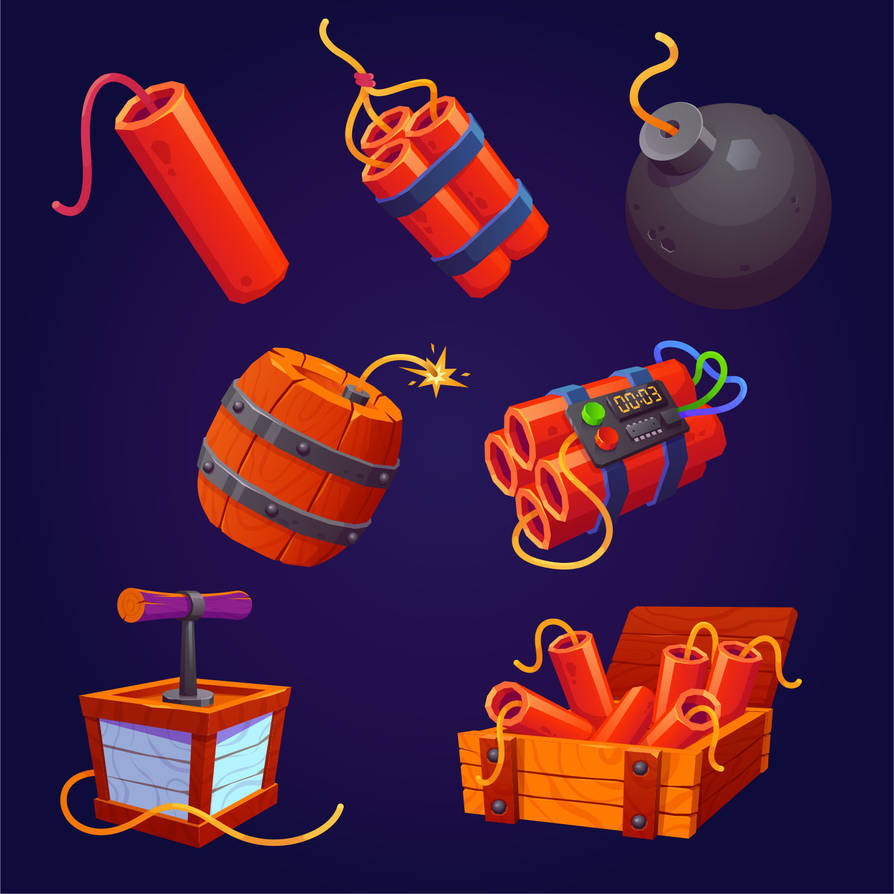 Explosive Game Elements by jeffdoute on DeviantArt