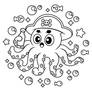 Octopus - Coloring Page