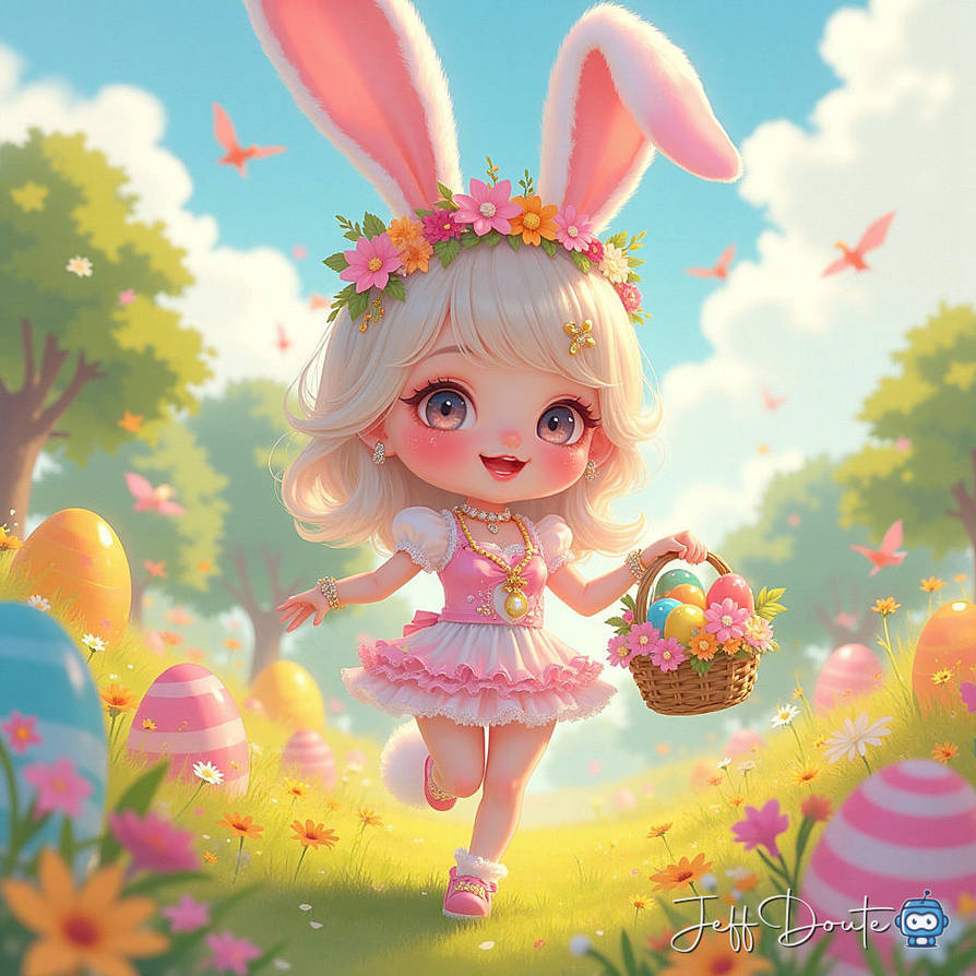 Springtime Enchanted Bunny Belle by jeffdoute on DeviantArt