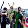 Loki Captain America Hawkeye - Avengers Cosplay