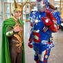 Loki and Iron Patriot Cosplay Comic Con 2016