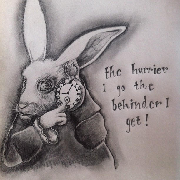 Alice in Wonderland - White Rabbit by clairestevenson on DeviantArt