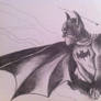 Half drawn batman