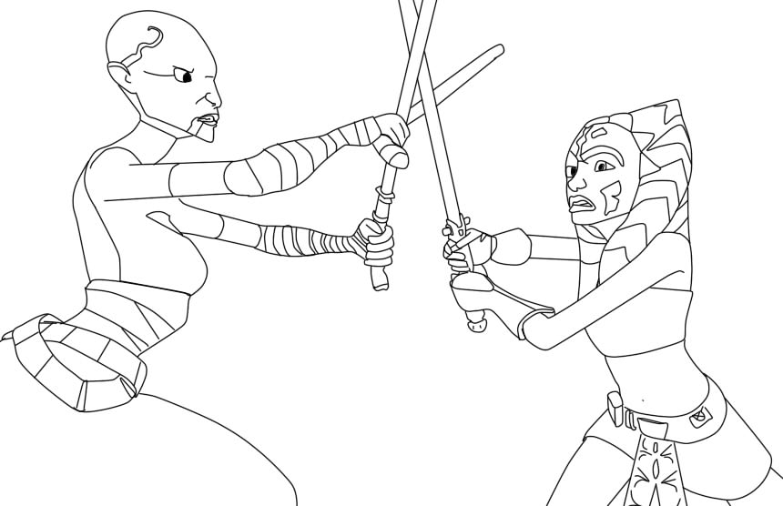 ahsoka vs ventress