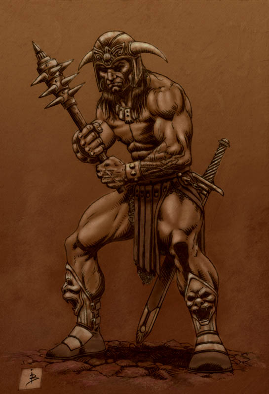 conan and weapon variation