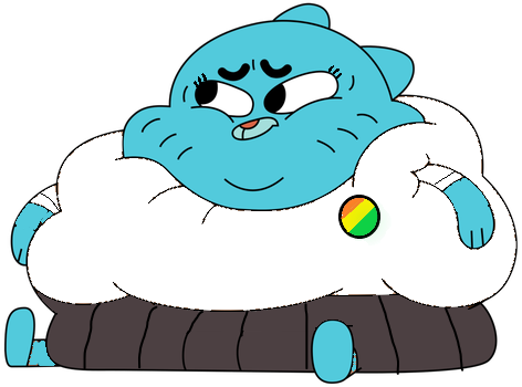 Gumball Watterson with Big Belly In the episode by KELLYPOSTELL on  DeviantArt