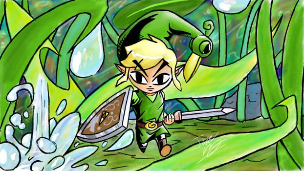 Minish Cap - Art Academy drawing