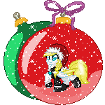 ::COM:: pony in christmas ball (AngelLightYT ) by Patty-Chickens