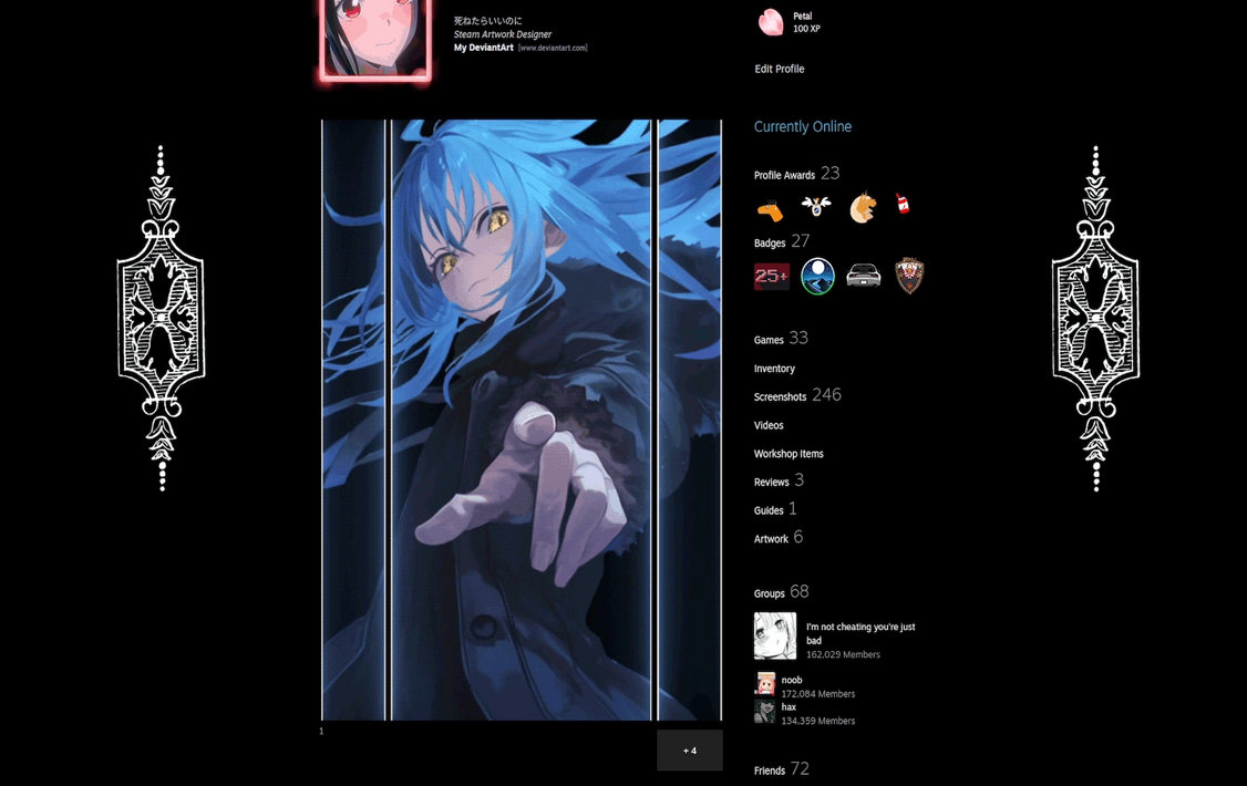 Steam Artwork: Rimuru Tempest by Kaguya1Sama1 on DeviantArt