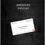 American Psycho Minimalist Movie Poster