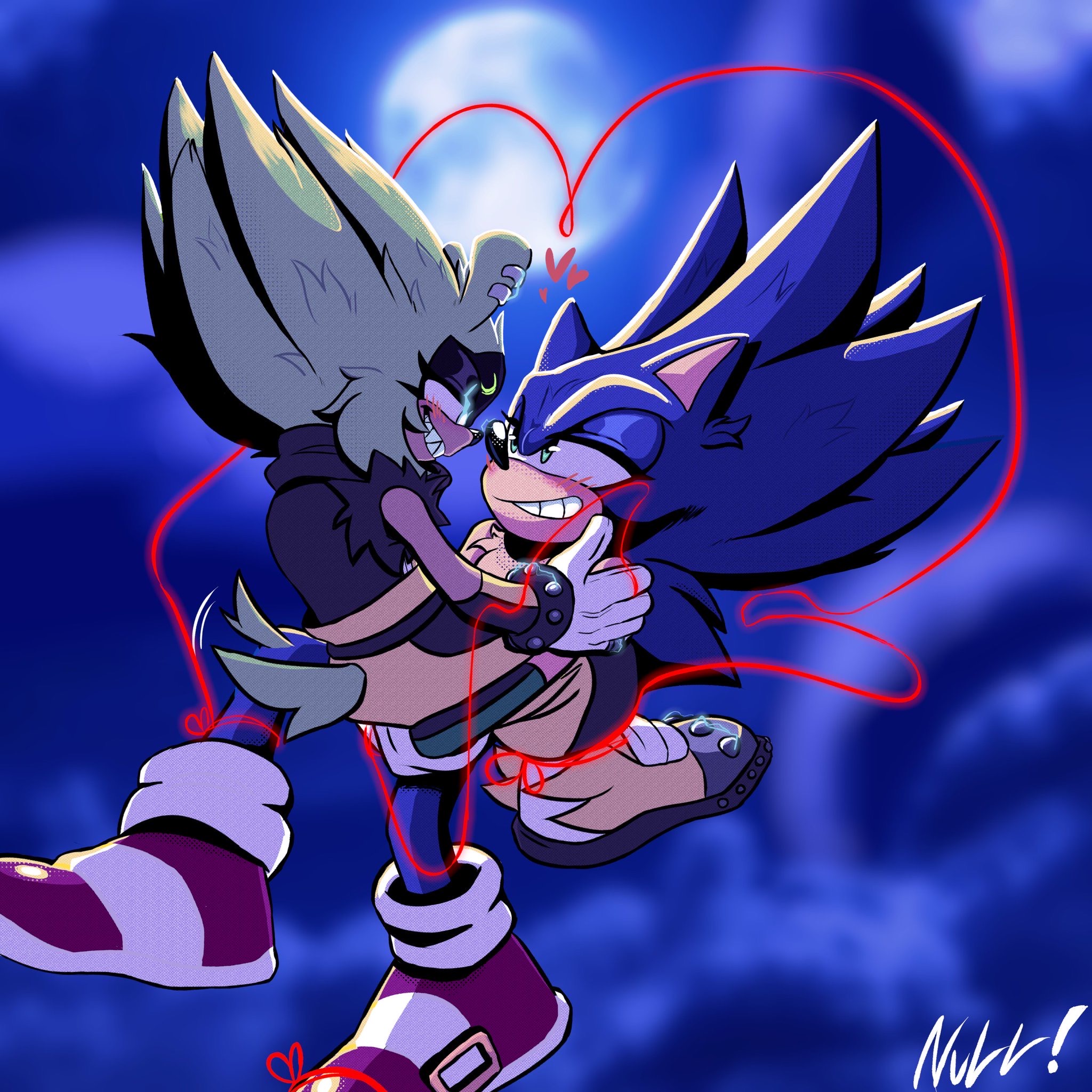 Red String of Fate Sonic x Surge by on DeviantArt