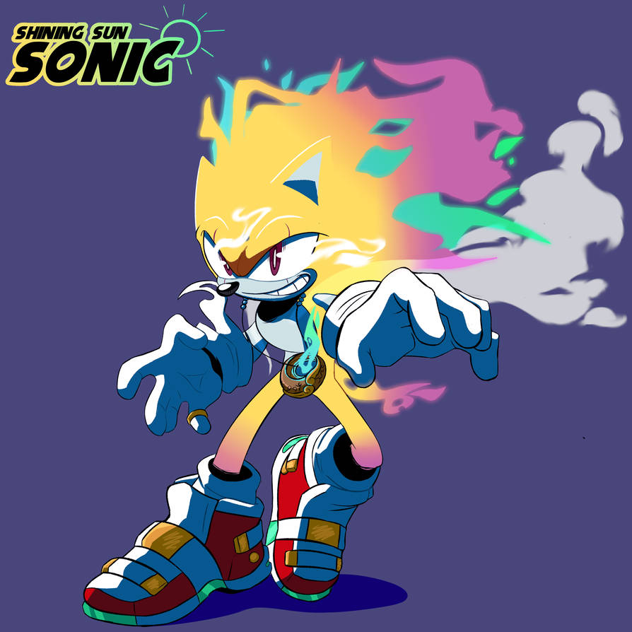 Shining Sun Sonic! by Bonetail999 on DeviantArt