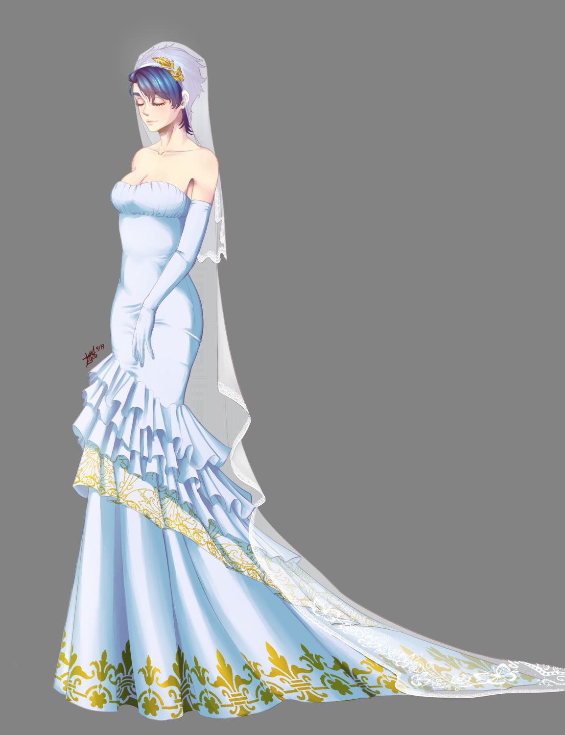 Fem!Jonathan Wedding Dress by NotLyco on DeviantArt