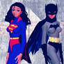 Batwoman and Superwoman