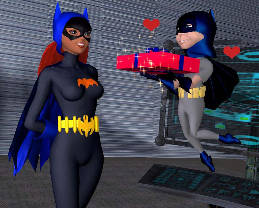 BatMite and Batgirl