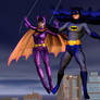 Batman and Batgirl Patrolling