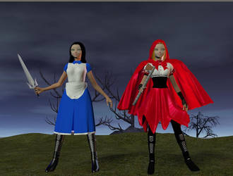 Alice Madness and Red Hood Team Up