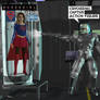 Supergirl captured by Mr Freeze