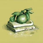 Green apple by dasidaria-art