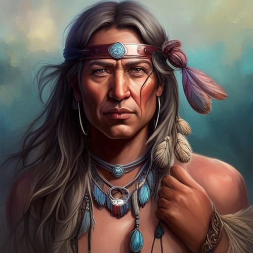 American native warrior by artistvera311 on DeviantArt