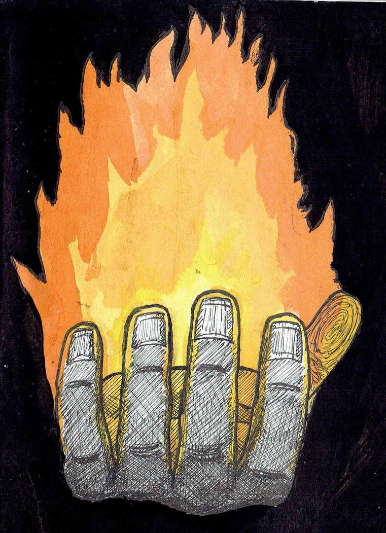 Fire Hand Topic Fire Hand by borek292 on DeviantArt