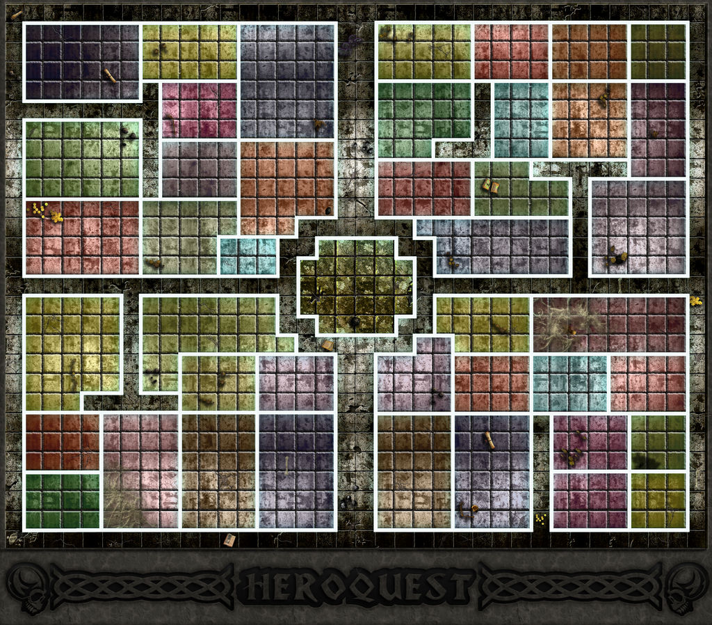 Hero quest board expanded concept by mattadlard on DeviantArt
