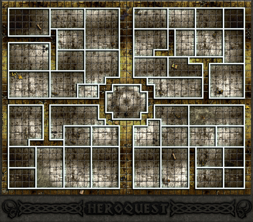 Hero quest board expanded concept V4