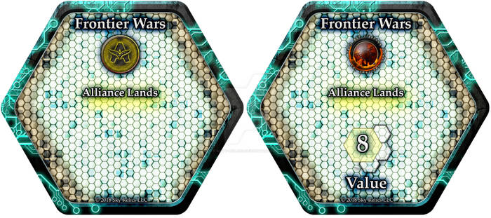 Frontier Wars Hex Card Card Back